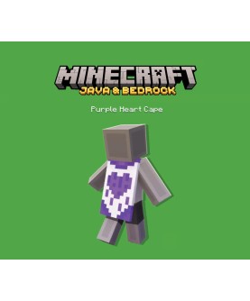 Minecraft Java & Bedrock Edition - Purple Heart Cape DLC XBOX One / Xbox Series X|S / Xbox One Key GLOBAL